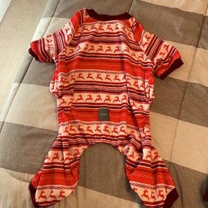 Dog reindeer pajamas
